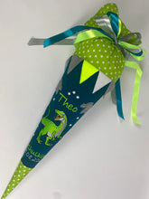 Laden Sie das Bild in den Galerie-Viewer, Schultüte Dinosaurier Stoff inkl. Papprohling 70 cm oder 85 cm ST009 & ST010