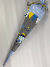 Laden Sie das Bild in den Galerie-Viewer, Schultüte VW Bulli aus Stoff inkl. Papprohling 70 cm oder 85 cm ST245 & ST246
