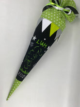 Laden Sie das Bild in den Galerie-Viewer, Schultüte Panther Stoff inkl. Papprohling 70 cm oder 85 cm ST267 & ST268