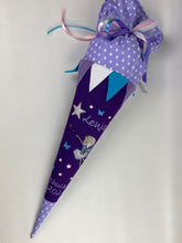 Laden Sie das Bild in den Galerie-Viewer, Schultüte Fee aus Stoff inkl. Papprohling 70 cm oder 85 cm ST145 & ST146