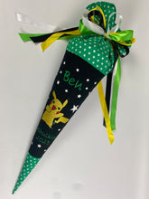 Laden Sie das Bild in den Galerie-Viewer, Schultüte Pikachu Stoff inkl. Papprohling 70 cm oder 85 cm ST005 & ST006