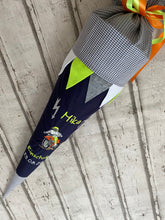 Laden Sie das Bild in den Galerie-Viewer, Schultüte Moto-Cross Stoff inkl. Papprohling 70 cm oder 85 cm ST131 & ST132