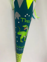 Laden Sie das Bild in den Galerie-Viewer, Schultüte Dinosaurier Stoff inkl. Papprohling 70 cm oder 85 cm ST009 & ST010