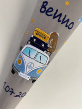 Laden Sie das Bild in den Galerie-Viewer, Schultüte VW Bulli inkl. Papprohling 70 cm oder 85 cm ST261 & ST262