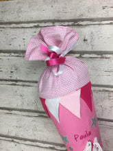 Laden Sie das Bild in den Galerie-Viewer, Schultüte Einhorn aus Stoff mit Glitzer inkl. Papprohling 70 cm oder 85 cm ST205 & ST206