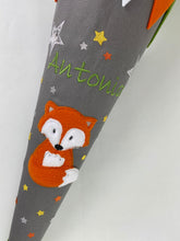 Laden Sie das Bild in den Galerie-Viewer, Schultüte Fuchs aus Stoff inkl. Papprohling 70 cm oder 85 cm ST103 & ST104