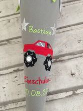Laden Sie das Bild in den Galerie-Viewer, Schultüte Monstertruck Stoff inkl. Papprohling 70 cm oder 85 cm ST151 & ST152