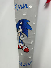 Laden Sie das Bild in den Galerie-Viewer, Schultüte Sonic aus Stoff inkl. Papprohling 70 cm oder 85 cm ST233 & ST234