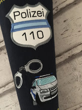 Laden Sie das Bild in den Galerie-Viewer, Schultüte Polizei aus Stoff inkl. Papprohling 70 cm oder 85 cm ST219 & ST220