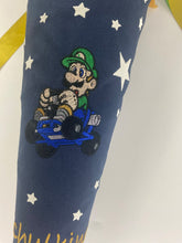 Laden Sie das Bild in den Galerie-Viewer, Schultüte Super Mario Stoff inkl. Papprohling 70 cm oder 85 cm ST007 & ST008