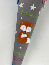 Laden Sie das Bild in den Galerie-Viewer, Schultüte Fuchs aus Stoff inkl. Papprohling 70 cm oder 85 cm ST105 & ST106