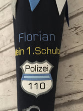 Laden Sie das Bild in den Galerie-Viewer, Schultüte Polizei aus Stoff inkl. Papprohling 70 cm oder 85 cm ST219 & ST220