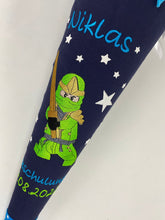 Laden Sie das Bild in den Galerie-Viewer, Schultüte Ninjago Stoff inkl. Papprohling 70 cm oder 85 cm ST249 & ST250