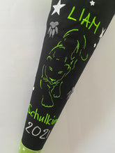 Laden Sie das Bild in den Galerie-Viewer, Schultüte Panther Stoff inkl. Papprohling 70 cm oder 85 cm ST267 & ST268