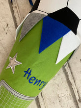 Laden Sie das Bild in den Galerie-Viewer, Schultüte Fußball Soccer aus Stoff inkl. Papprohling 70 cm oder 85 cm ST181 & ST182