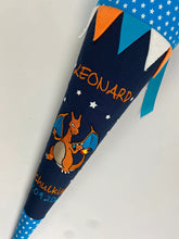 Laden Sie das Bild in den Galerie-Viewer, Schultüte Glurak aus Stoff inkl. Papprohling 70 cm oder 85 cm ST011 & ST012