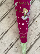 Laden Sie das Bild in den Galerie-Viewer, Schultüte Fee aus Stoff inkl. Papprohling 70 cm oder 85 cm ST215 & ST216