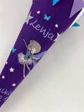 Laden Sie das Bild in den Galerie-Viewer, Schultüte Fee aus Stoff inkl. Papprohling 70 cm oder 85 cm ST145 & ST146