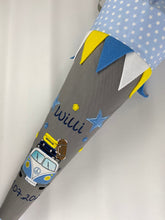 Laden Sie das Bild in den Galerie-Viewer, Schultüte VW Bulli aus Stoff inkl. Papprohling 70 cm oder 85 cm ST245 & ST246