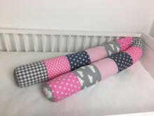 Laden Sie das Bild in den Galerie-Viewer, Bettschlange/Lagerungshilfe/Stillkissen rosa/Pink Traum *Patchwork* BS0027