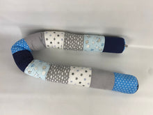 Laden Sie das Bild in den Galerie-Viewer, Bettschlange/Lagerungshilfe/Stillkissen Traum für Jungs *Patchwork* BS0010