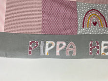 Laden Sie das Bild in den Galerie-Viewer, Babydecke/ Krabbeldecke *Patchwork Regenbogen * KRD3018