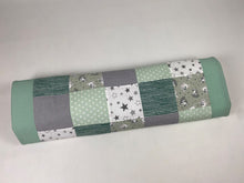 Laden Sie das Bild in den Galerie-Viewer, Babydecke/Krabbeldecke *Patchwork Waschbär * KRD3001