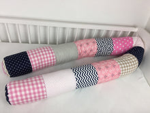 Laden Sie das Bild in den Galerie-Viewer, Bettschlange/Lagerungshilfe/Stillkissen rosa/Pink Traum *Patchwork* BS0023