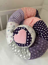 Laden Sie das Bild in den Galerie-Viewer, Bettschlange/Lagerungshife/Stillkissen pastell Traum *Patchwork* BS0028