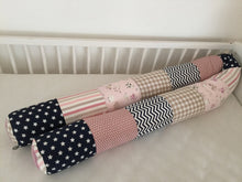 Laden Sie das Bild in den Galerie-Viewer, Bettschlange/Lagerungshilfe/Stillkissen rosa Traum *Patchwork* BS0020