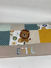 Laden Sie das Bild in den Galerie-Viewer, Babydecke/Krabbeldecke Löwe *Patchwork* KRD3023