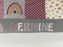 Laden Sie das Bild in den Galerie-Viewer, Babydecke/ Krabbeldecke *Patchwork Regenbogen * KRD3018