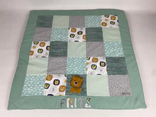 Laden Sie das Bild in den Galerie-Viewer, Babydecke/Krabbeldecke Löwe *Patchwork* KRD3008