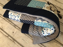 Laden Sie das Bild in den Galerie-Viewer, Babydecke/Krabbeldecke *Patchwork Affe* KRD3010