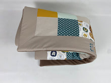 Laden Sie das Bild in den Galerie-Viewer, Babydecke/Krabbeldecke Löwe *Patchwork* KRD3023