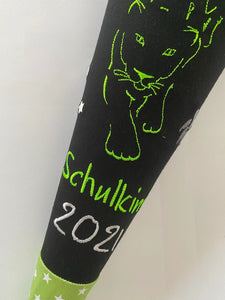 Schultüte Panther Stoff inkl. Papprohling 70 cm oder 85 cm ST267 & ST268