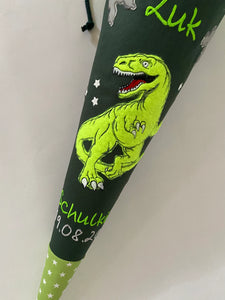 Schultüte Dinosaurier Stoff inkl. Papprohling 70 cm oder 85 cm ST021 & ST022