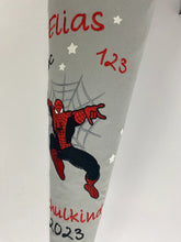 Laden Sie das Bild in den Galerie-Viewer, Schultüte Spider-Man aus Stoff inkl. Papprohling 70 cm oder 85 cm ST041 &amp; ST042
